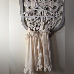 runaway the label flounce mini dress size M NWT